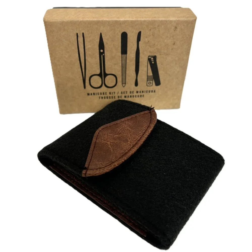 Bell & Curfew Wallet  Manicure Five (5) pc Stainless Kit  NIB